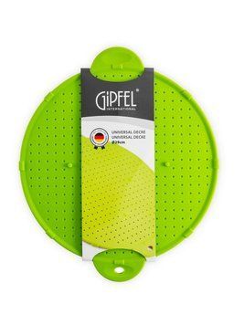 Кришка універсальна силіконова Gipfel GP-2638 29 см салатова 4712062 фото
