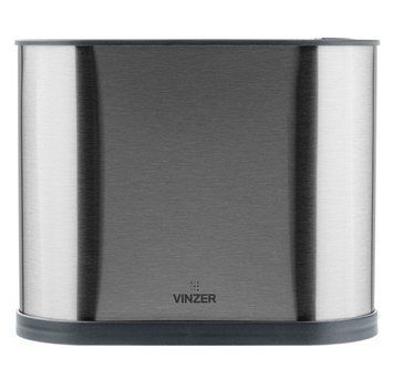 Підставка для ножів та кухонних приналежностей Vinzer Graphite VZ-50233 10х18.5х23 см VZ-50233 фото