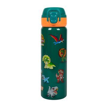 Термос питний з запасною трубочкою та щіточкою YES Jurassic World Kids 708966 420 мл 5290207 фото