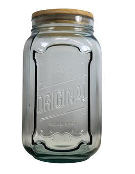 Банка для зберігання VIDRIOS SAN MIGUEL MADERA ORIGINAL 5630T 22х12,5 см 1900 мл 5281114 фото