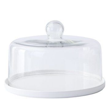 Тортівниця кругла з кришкою Crystal 8 14538 8х18 см 4871219 фото