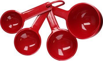 Набір мірних ковшиків KitchenAid Universal KQG058OHERE 4 шт червоний 5087612 фото