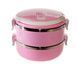 Ланч бокс харчовий Frico FRU-390-Pink 1,4 л рожевий 4700963 фото