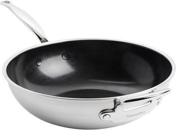 Сковорода WOK GreenPan Premiere CC003821-001 28 см срібляста 5087578 фото
