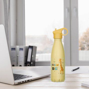 Термокухоль Maestro Giraffe MR-1645-D 400 мл жовтий 5063842 фото