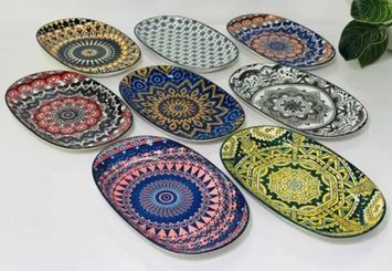 Блюдо овальне Olens Тригір'я 102-609 23.5х15 см 4767862 фото