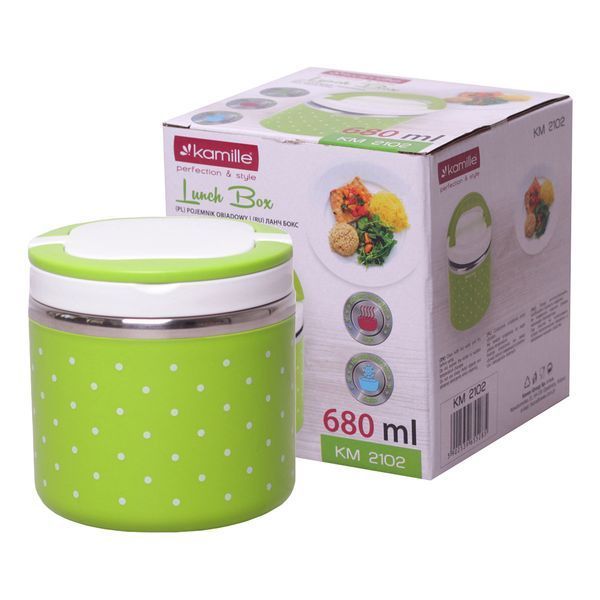 Ланч-бокс харчовий Kamille KM-2102 680 мл 587664493 фото