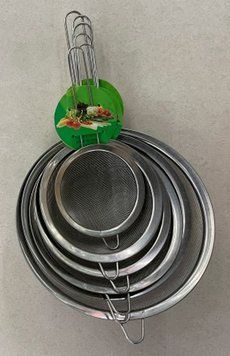 Сито з ручкою Stenson SS R-88944-24 24 см сріблясте 4699118 фото