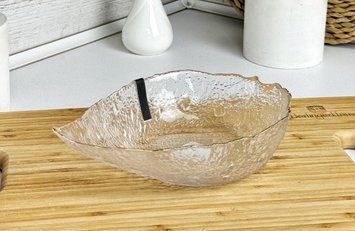 Салатник Ardesto Leaf AR5008 17.5 см прозорий 4933038 фото