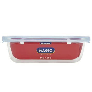 Контейнер харчовий з кришкою Magio MG-1260 600 мл 18х13.7х6.3 см 5168112 фото