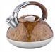 Чайник із свистком Edenberg EB-1959-Brown 3 л коричневий 4788843 фото