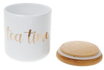 Банку керамічна Вonadi Tea Time 304-924 550 мл біла 1469226376 фото