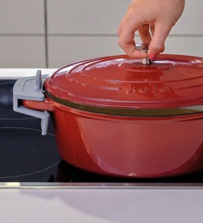 Силіконова накладка на ручку KELA Cali 12869 11,3 х5, 5х7, 5 см димчасто-блакитна 5093287 фото