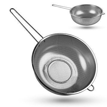 Друшляк з ручкою Stenson SS R93251-28.5 28.5 см сріблястий 5227120 фото