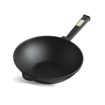 Сковорода Вок Brizoll Optimа Black W24HP1 24х7 см чорна 4767905 фото