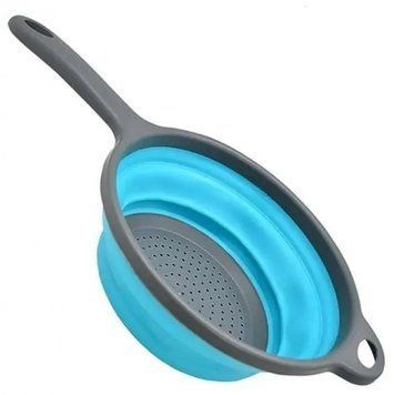 Друшляк складний силіконовий Frico FRU-088-Blue 40.5 см блакитний 4501274 фото