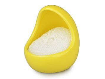 Підставка для губки Lefard 940-038 10 см жовта 4542405 фото