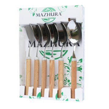 Набір столових ложок Mazhura Beech Wood MZ-505665 6 шт MZ-505665 фото