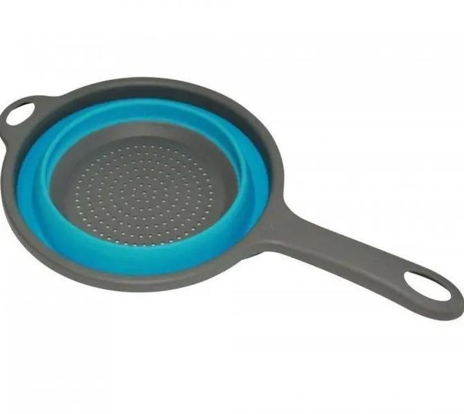 Друшляк складний силіконовий Frico FRU-088-Blue 40.5 см блакитний 4501274 фото