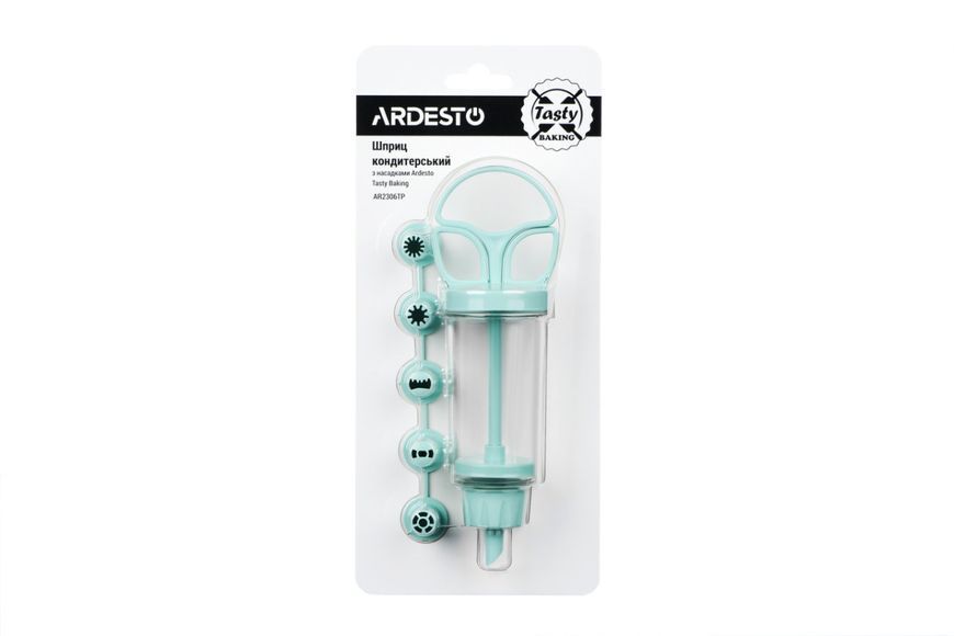 Шприц кондитерський з насадками Ardesto Tasty Baking AR-2306-TP блакитний 1259912781 фото