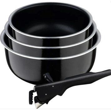 Набір ковшів Bergner Click cook BG-31608-BK 4 предмети чорний 4810804 фото