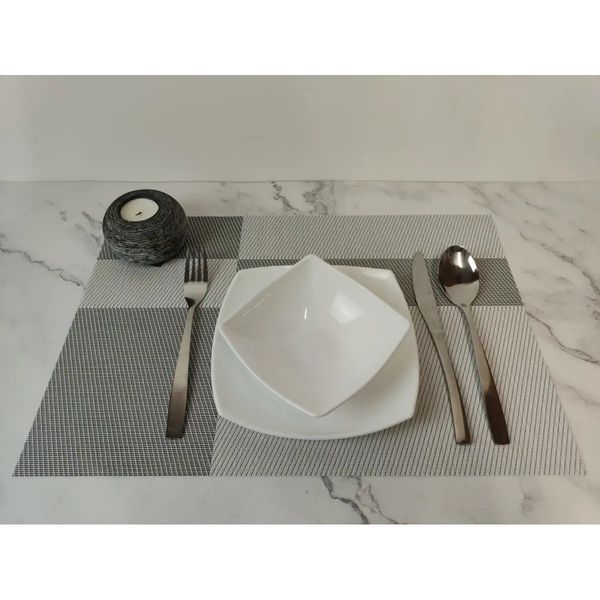 Килимок для сервірування столу Versailles Смарт VS-PM3045-14 45х30 см сріблястий 5142741 фото