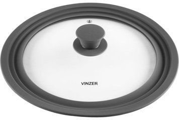 Кришка скляна Vinzer VZ-89253 24-28 см 1435193784 фото