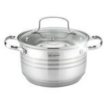 Каструля з кришкою Rainstahl RS-СS-2119-24 24 см 6.5 л сріблястий 4768874 фото