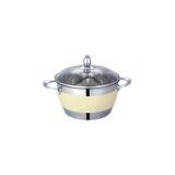 Каструля зі скляною кришкою Lessner Сolor Beige 55117-16-B 1.9 л 16 см 55117-16-B фото