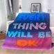 Плед 3D мотиваційний EVERY THING WILL BE OK 12824 160х200 см 1895878582 фото 1