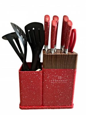 Набір ножів Edenberg EB-11098-Red 12 предметів червоний EB-11098-Red фото