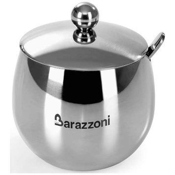 Цукорниця з ложкою Barazzoni My Utensil 8640023600 8.2 см срібляста 4832375 фото