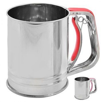 Кружка-сито для борошна Stenson R-16433 13х9,5 см 1353388005 фото