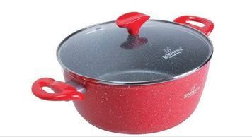 Каструля зі скляною кришкою Bohmann BH-7357-28 red 28 см 4.8 л BH-7357-28 red фото