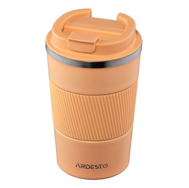 Термочашка Ardesto Urban PeaСh Fuzz AR2638PF 380 мл оранжева 4992227 фото