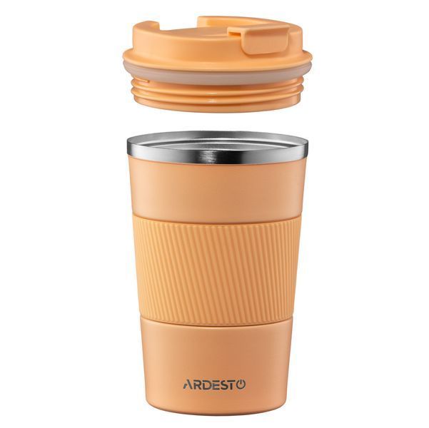 Термочашка Ardesto Urban PeaСh Fuzz AR2638PF 380 мл оранжева 4992227 фото