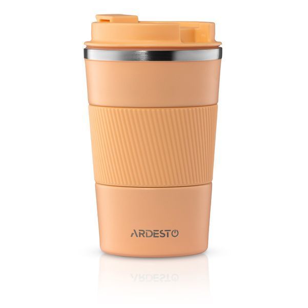 Термочашка Ardesto Urban PeaСh Fuzz AR2638PF 380 мл оранжева 4992227 фото