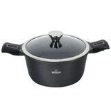 Каструля з кришкою Bohmann BH-1730-24-СR 24 см 4.3 л чорна 4869396 фото