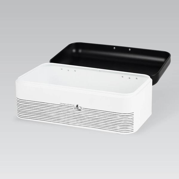 Хлібниця Maestro MR-1772 42х24.8х16.5 см біла з чорним 5278769 фото